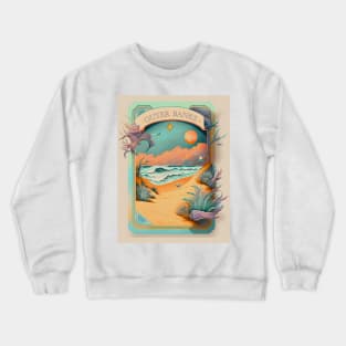 OUTER BANKS design, sea, breeze, pouge life, OBX Crewneck Sweatshirt